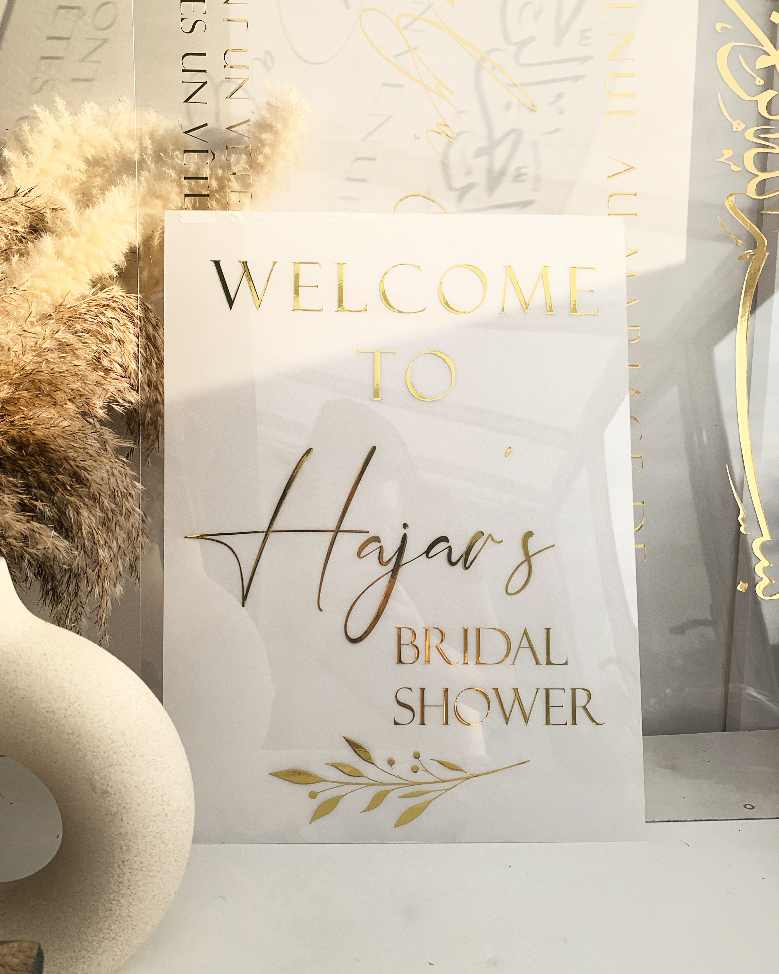 Plexiglass 30x40cm personnalisable