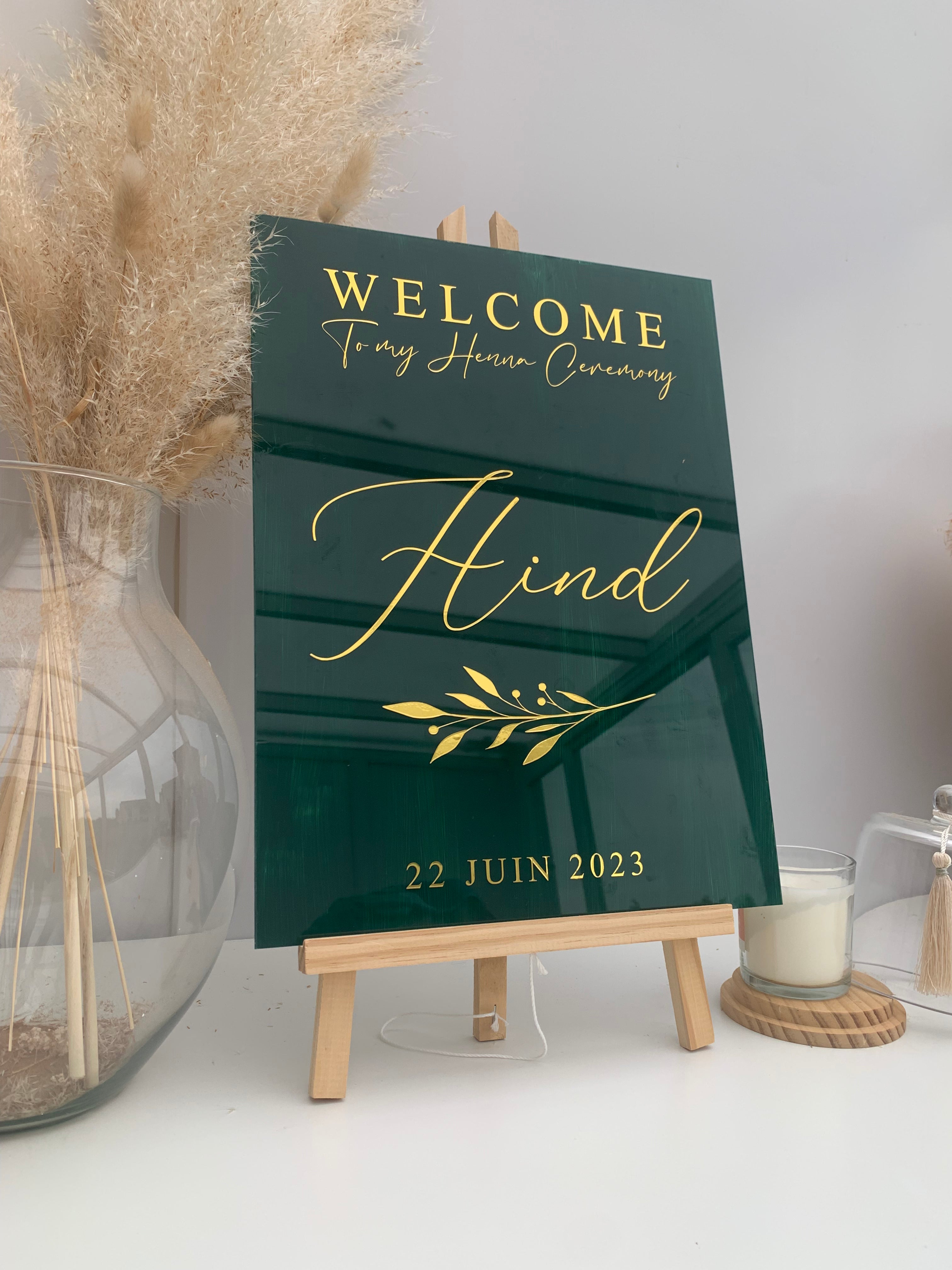 Plexiglass 30x40cm personnalisable