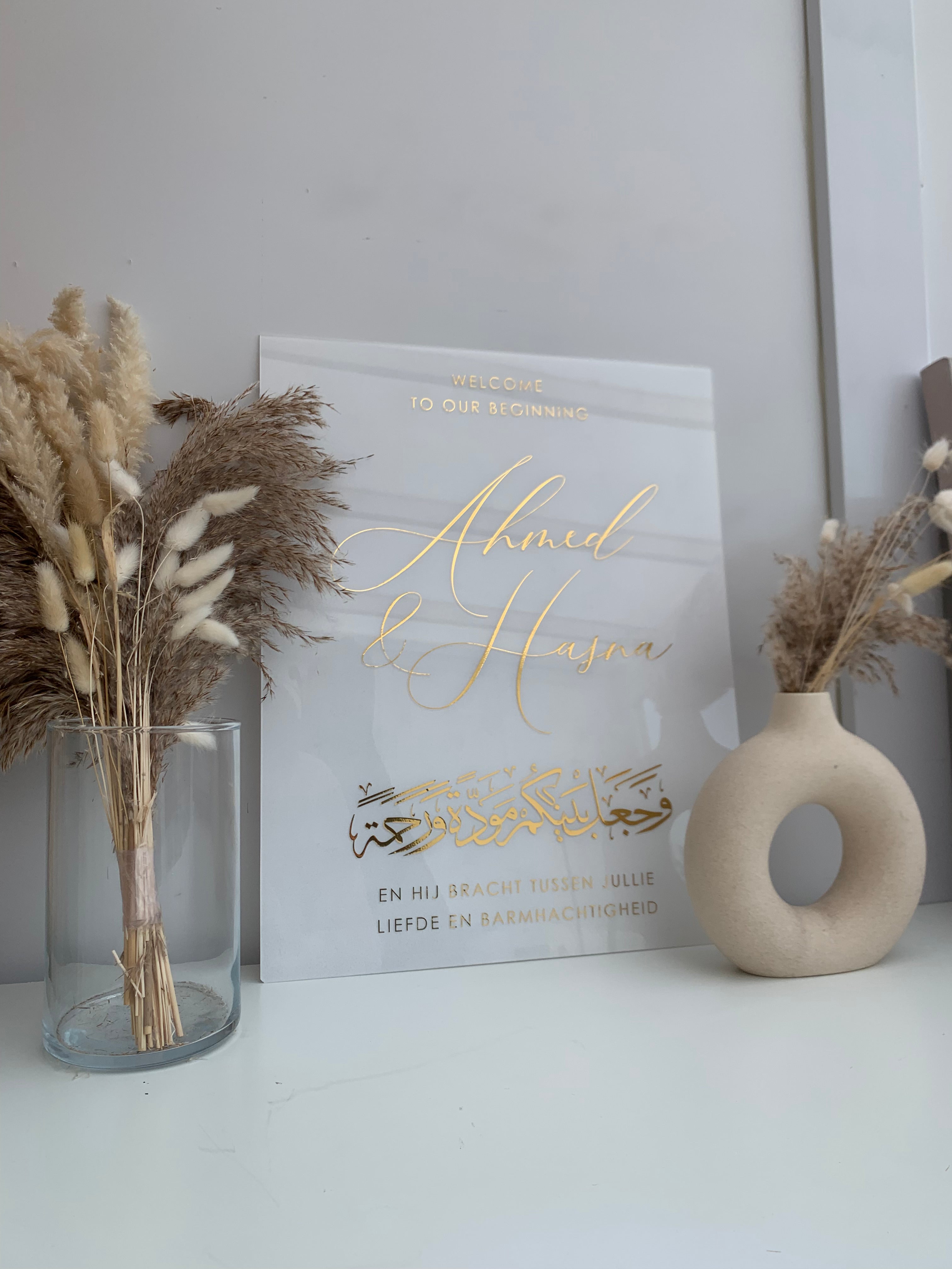 Plexiglass 40x50cm personnalisable