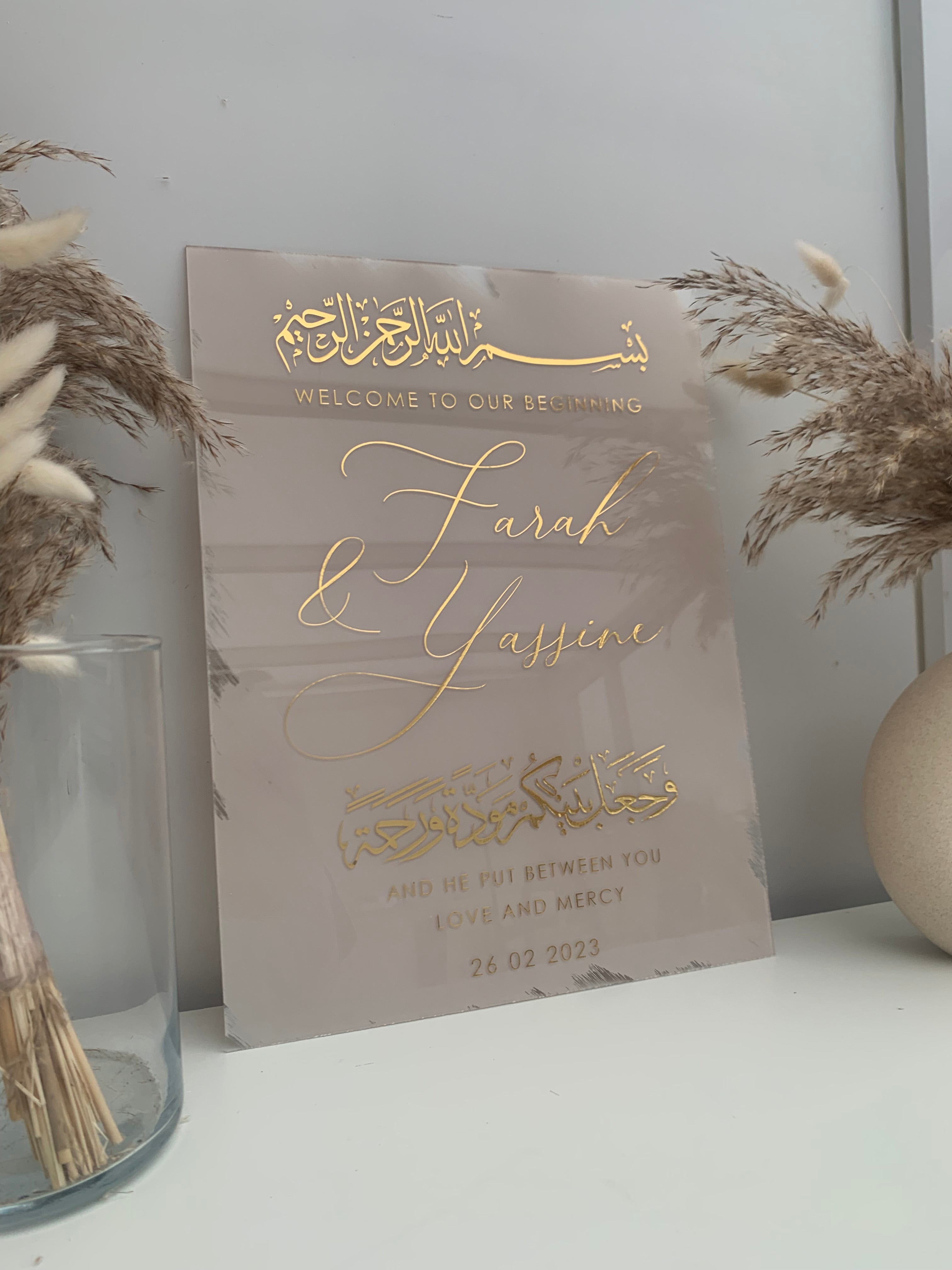 Plexiglass 40x50cm personnalisable