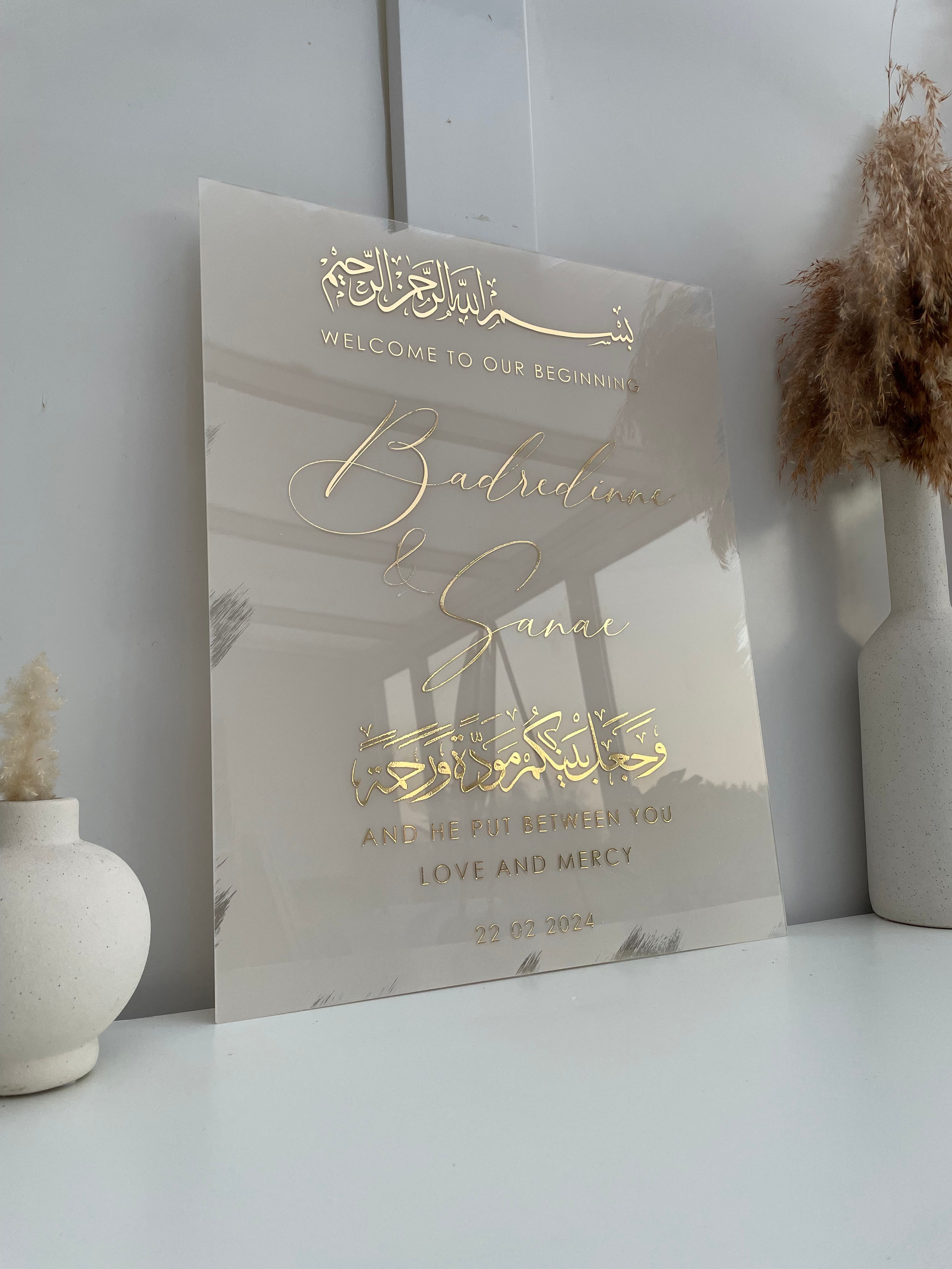 Plexiglass 40x50cm personnalisable