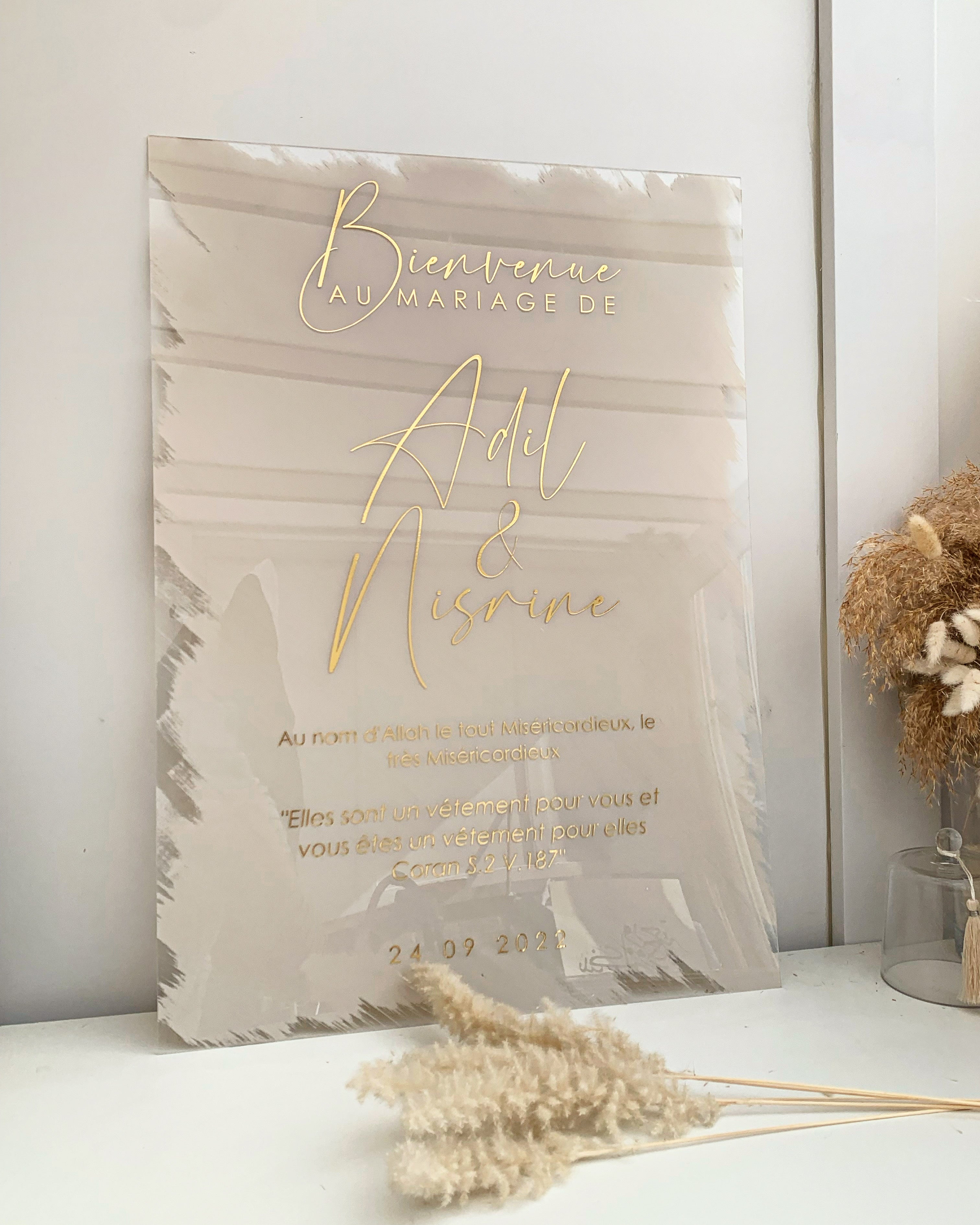 Plexiglass 50x70cm personnalisable