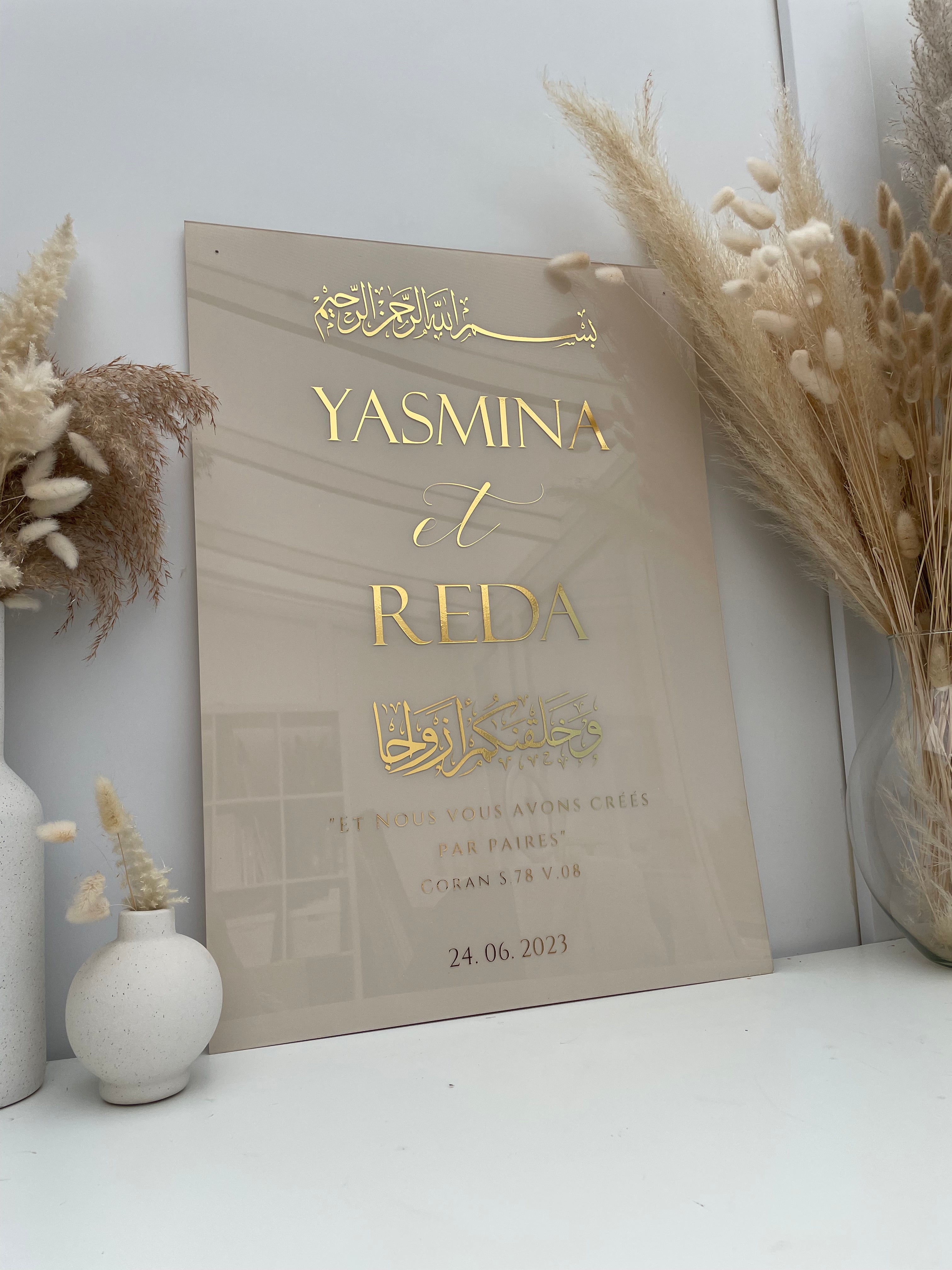 Plexiglass 50x70cm personnalisable