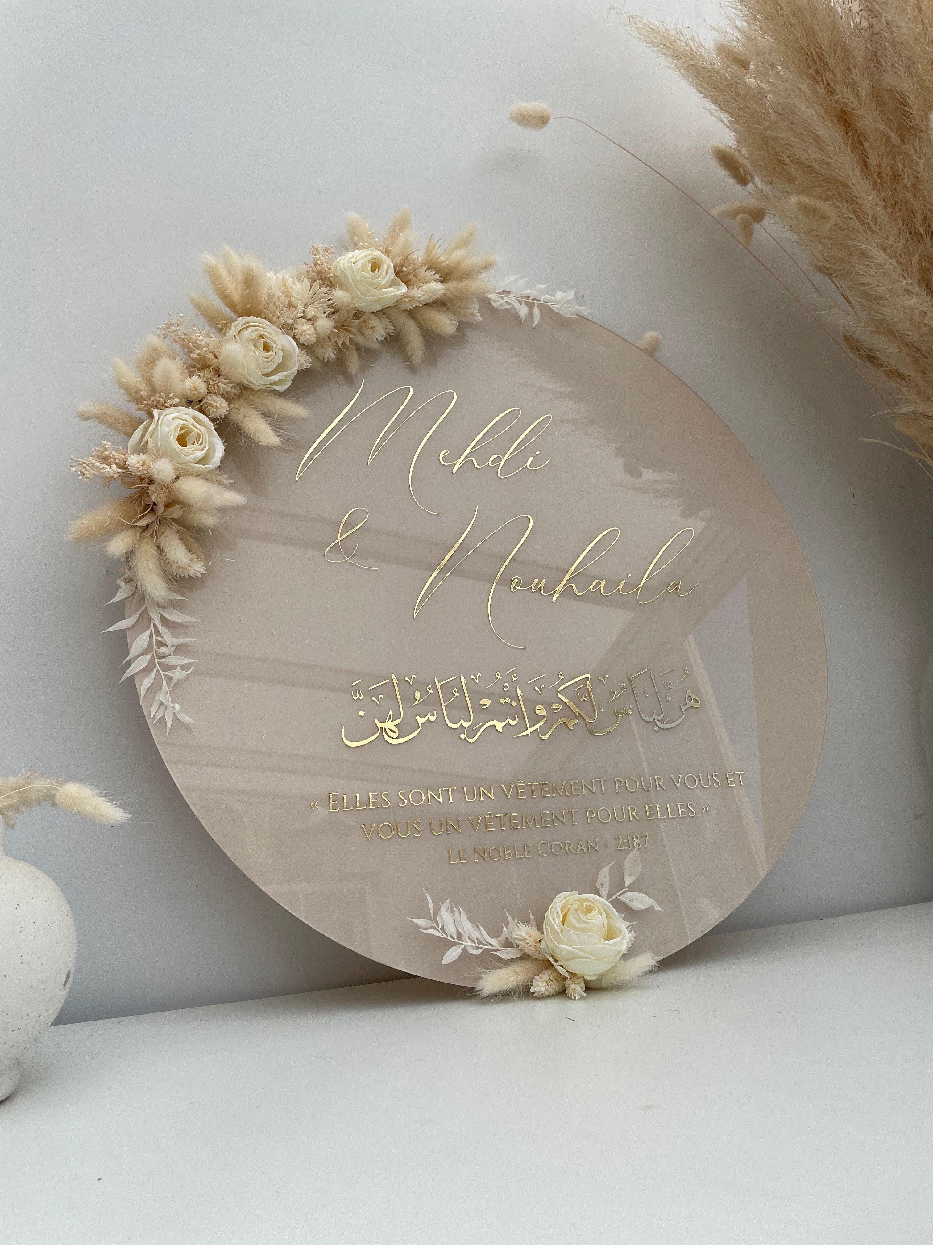 Plexiglass Rond 50cm ⌀ personnalisable