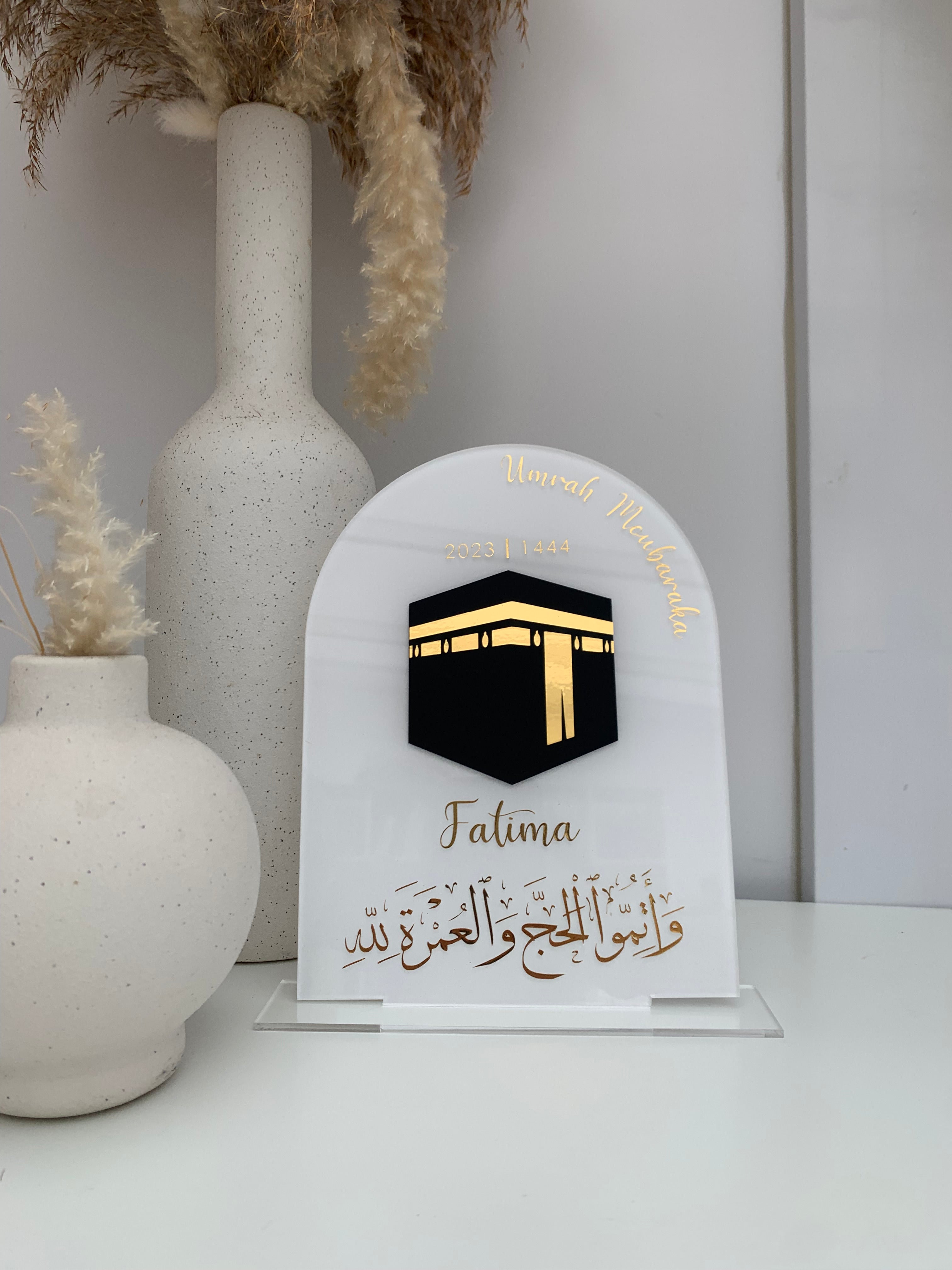 Plexiglass arche 15x20cm personnalisable