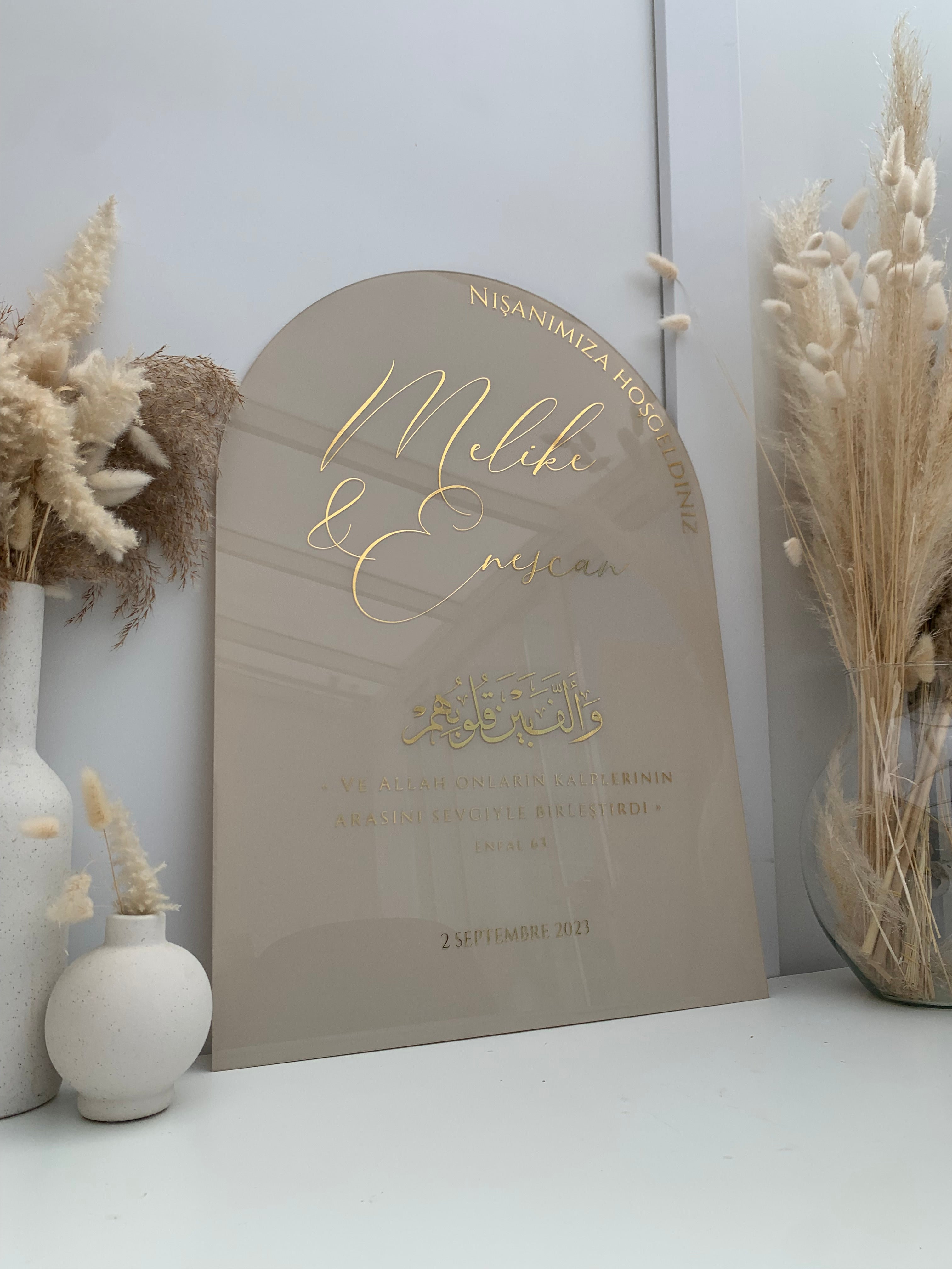 Plexiglass arche 50x70cm personnalisable